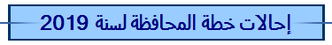 إحالات خطة المحافظة لسنة 2019